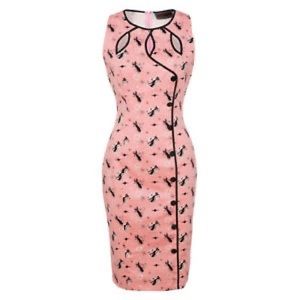 Voodoo Vixen Atomic Cat Kitten Wiggle Dress